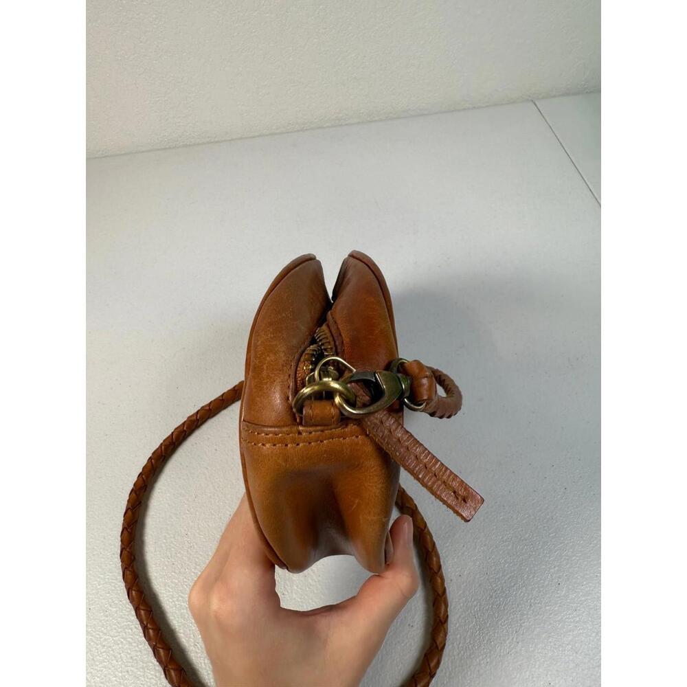 Bembien Vintage Check Ovale Crossbody – As Is (Leather Cracking & Scratches) - Picture 14 of 15